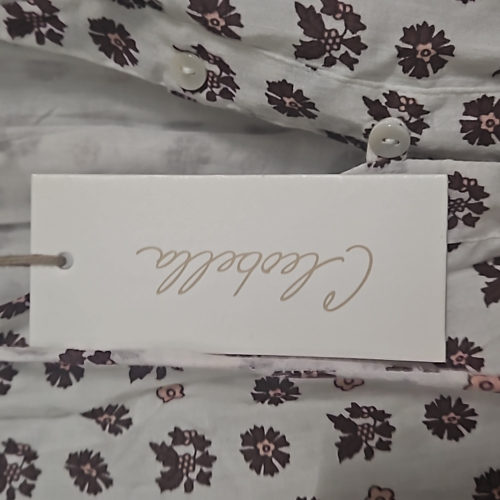 Cleobella White and Brown Midi Dress - Picture 7 of 15